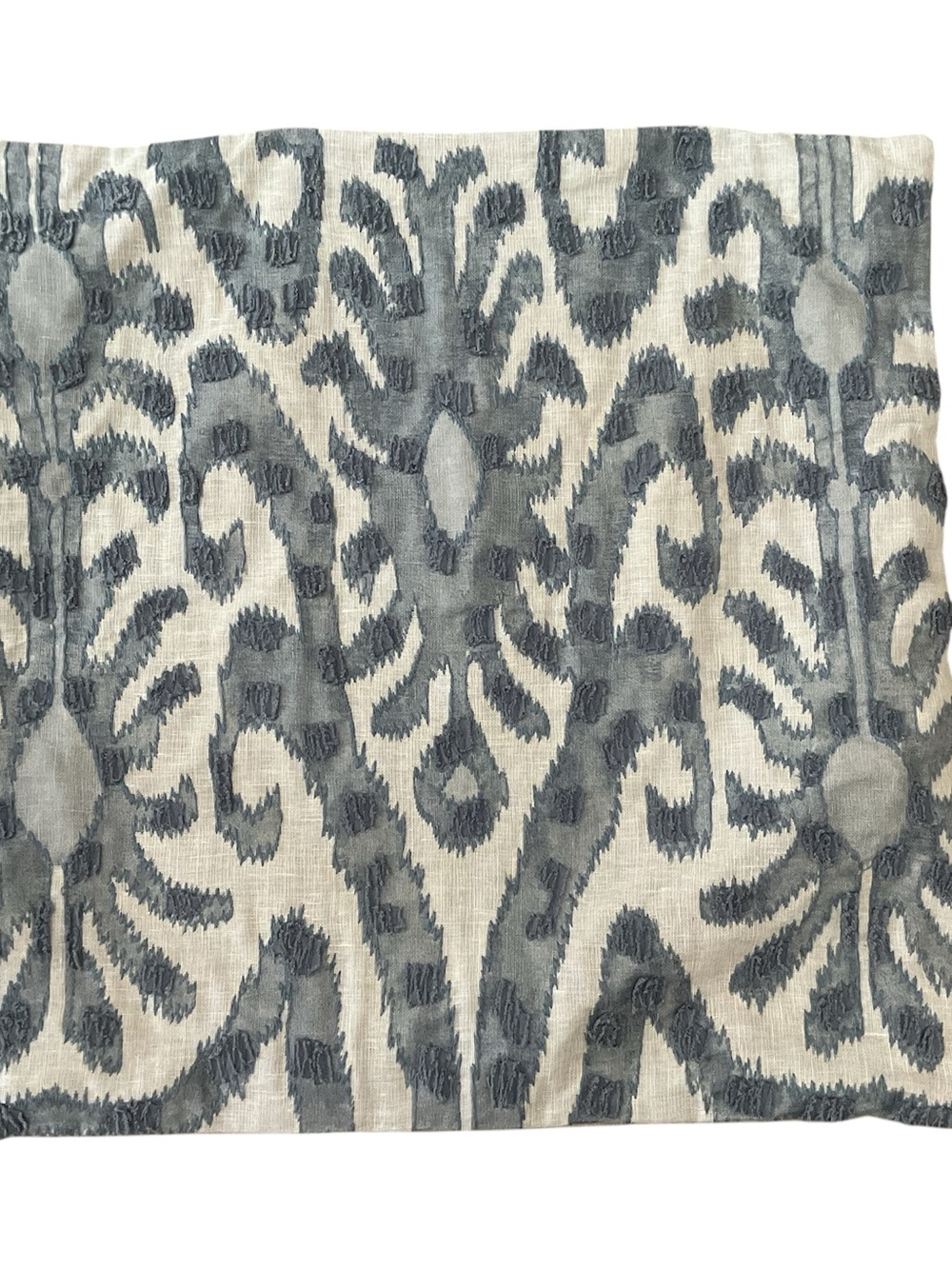 Pottery Barn delancey stell blue sham